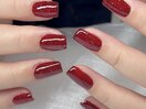 ボルドーフラッシュネイル