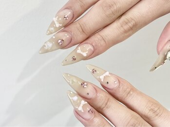 モカ 心斎橋(moca by Lee)/【miyuu】キュルキュルネイル