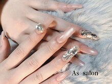アズサロン(As salon)の雰囲気（デザインが映えるロングネイルもお任せください♪）
