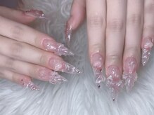 ベティネイル アイラッシュ(Betty Nail)/うるちゅる♪ピンククリアネイル