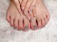 ネルフィーズ(NAILFY's)の写真/理想のフットネイルデザインでより可愛く♪トレンド感溢れるアートラグジュアリー多数◎こだわり派の方も