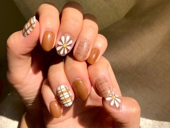 シェリーラメール 原宿店(cherie la mer)/ぷっくりフラワーネイル