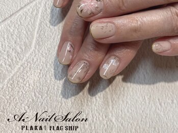 エーネイルサロン プラーカ本店(A-Nail Salon)/上品フラワー