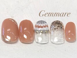 フレンチピーコックネイル