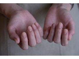 one color gel nail