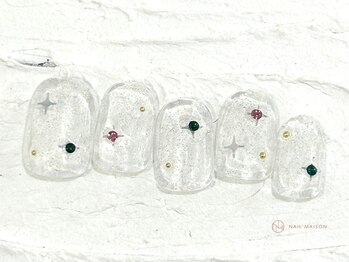 ネイルメゾン 池袋店(NAIL MAISON)/キラキラクリア¥4800