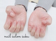 サク(saku)/ピンクグラデーション/ラメグラ