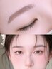 【美眉セット】眉ワックス×間引き＋メイク仕上げ