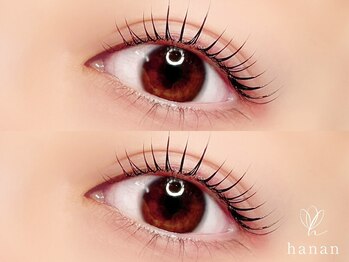 ハナン 天王寺(hanan)の写真/「ハリ」「コシ」「ツヤ」がUP★自まつげケア×きれいな目元を高キープ◎最新マツパで目元に立体感を!