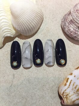 アネラ アイラッシュアンドネイル 六本木店(Anela Eyelash&nail)/☆大理石ネイル☆