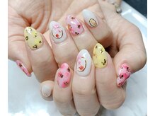 リエル(Riel)/春色タイダイ＆押し花グラデ