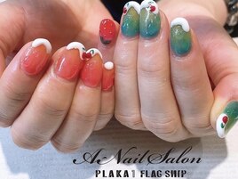 21/2/22　クリームソーダnail