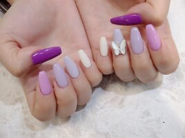 ＃ワンカラー＃蝶々パーツ