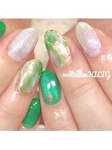 ネイルサロン キリグ(KILIG)/オーロラ大理石×マグネット