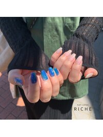 夏色ニュアンスアート