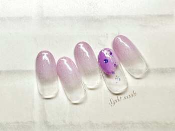 ライト ネイルズ ニシノミヤ(light nails NISHINOMIYA)/ワンポイントアート☆