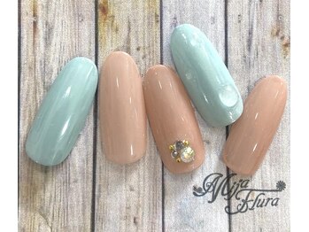 ホームネイルサロン 戸田 ミハ フルーラ(Home Nail Salon Mija Flura)/シンプル　T335S