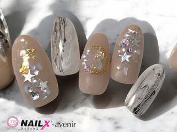 ネイリックス アヴェニール(NAILX avenir)/星輝くニュアンス