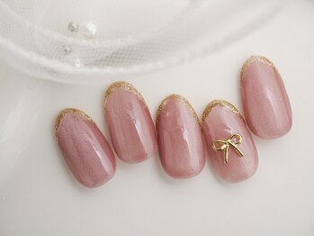 ホワイトネイル 難波店(WHITE NAIL)/フレンチネイル/リボンネイル