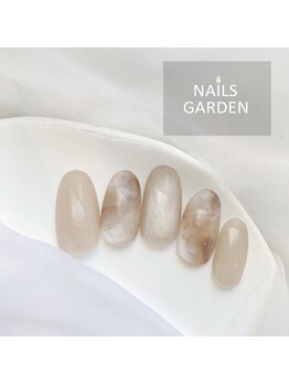 ネイルズガーデン(NAILS GARDEN)/マーブルネイル