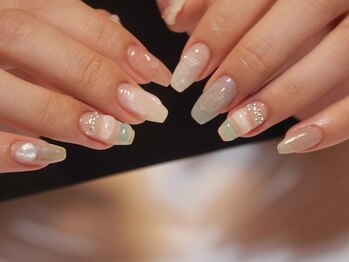 シーネイルサロン 香取店(C nail salon)/レオパードフレンチ