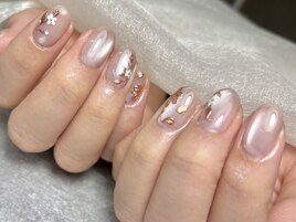 【パラジェルネイル　春ネイル】