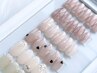 ハンドちゅるん系肌馴染みデザイン♪新規付替オフ無料¥7500→