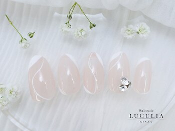 サロンドルクリア 銀座店(Salon de LUCULIA)/#ブライダルネイル 3Dパーツ
