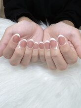 ネイルキュート アンド クールラッシュ 亀有店(nailcute & CoolLash)/バーチャルフレンチ♪