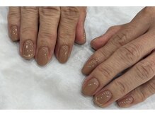 ミアネイル 蕨店(mia nail)/ワンカラー＋追加アート