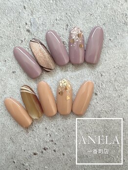 アネラ(ANELA)/バレンタインハートネイル