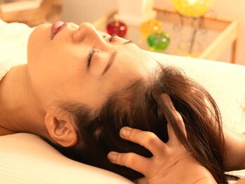 マハナガーデン(Mahana Garden)の写真/【眼精疲労を徹底解消】経絡ヘッドで目元爽快！お好みに合わせて選べるセットメニューが充実◎