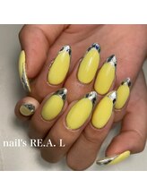 ネイルズリアル(nail's REAL)/ガラスフレンチネイル