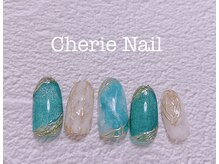 シェリーネイル(Cherie Nail)/透け感ミラーマグネットネイル★