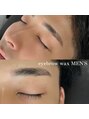 アイ シャルマン 田町(EYE CHARMANT) 当店は、メンズのお客様も眉毛ワックス施術可能です。