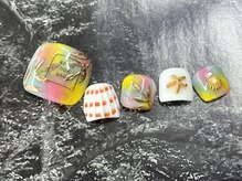 ネイルサロン シェル(Nail Salon SHELL)/summer☆フットネイル