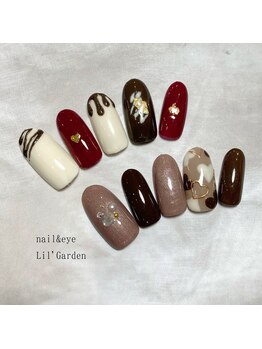 リルガーデン 新宿南口(Lil' Garden)/バレンタインチョコレートネイル