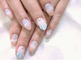 波打ち際のマーメイド