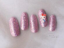 サンミーゴネイル 神戸店(Sunmego Nail)/パーツネイル×ラメネイル