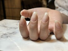 自爪風仕上げはマットな質感に！上品な指先に仕上げます♪