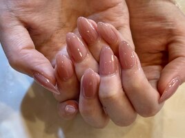 サーモンピンクネイルパラジェル