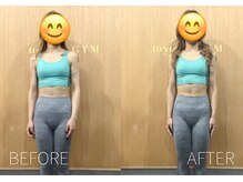 トゥーユージム 調布店(toyou...GYM)/お客様〈BEFORE→AFTER〉