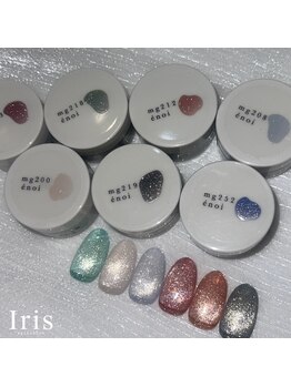 アイリス(Iris)の写真/100色以上マグネット取り扱い！enoiマグネット等カラーが豊富で指先が華やぐマグネットネイル◎