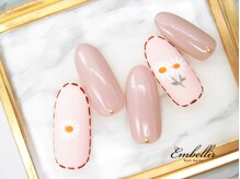 アンベリール 横浜店(Embellir)/(841)マットフラワーネイル