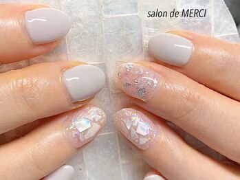 サロン ド メルシー(Salon de MERCI)/クリア感nail☆