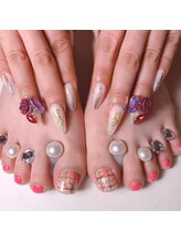 シュシュ ルージュ(chouchouRouge)/チェック　ニット