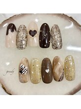 グリーディ 東山店(greedy)/バレンタインネイル