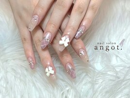 ハーフチェックアートネイル