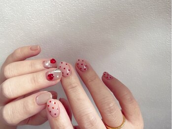 ミニュイ(nail minuit)/ハートネイル