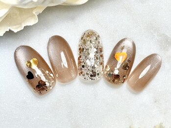 リベリュール(Libellule)の写真/“シンプルだけど上品に…♪”季節感あふれる大人上品ネイル◎マグネット・ニュアンス・ミラーなど豊富◎